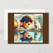 リック・ロンドンナルシスス&ザ・おもしろいキャット ポストカード (正面/裏面)