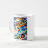 リック・ロンドンビーガンシーズメイテーターイン宇宙 コーヒーマグカップ (正面左)