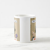 リック・ロンドンマンガンスデカルツクロック漫画 コーヒーマグカップ (中央)