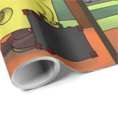 リック・ロンドン古代アートオブティチーズ漫画 ラッピングペーパー (ロールコーナー)