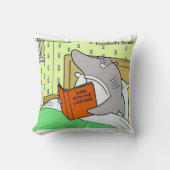 リック・ロンドン漫画弁護士おもしろいシャーク クッション (正面)