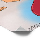 リック・ロンドン漫画雪だるまおもしろいポスター ポスター (角)