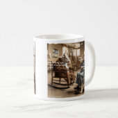 リック・ロンドン退職 Far Side 牛 は自慢好き コーヒーマグカップ (正面右)