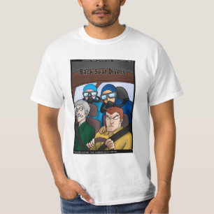 リック・ロンドン おもしろ スキューバ ダイバー コミック Tシャツ