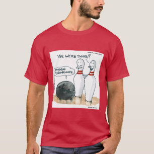 リック・ロンドン カートゥーン 楽しい ボウリング コミック Tシャツ