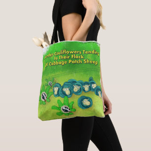 リック・ロンドン ボーダーコリーの花のフルプリントTote Bag トートバッグ
