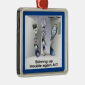 リック・ロンドン ユニークな銀食器 警察 メタルオーナメント (右)