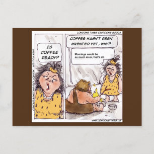 リック ロンドン 先史時代のコーヒー 楽しい漫画 ポストカード