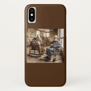 リック・ロンドン 引退 ファーサイド 牛 は自慢するのが好き iPhone X ケース