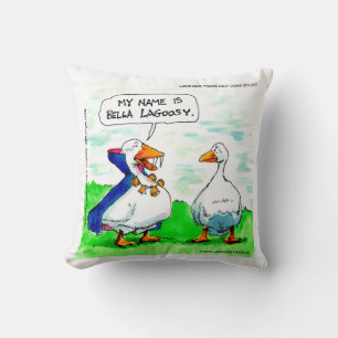 リック・ロンドン 笑える ヴァンパイア ガチョウ ベル クッション
