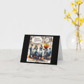 リック・ロンドン 面白いかぼちゃのスパイスの刑務所 カード (黄色い花)