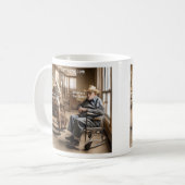 リック・ロンド退職したンの遠い側の牛がブラッグに好き コーヒーマグカップ (正面左)