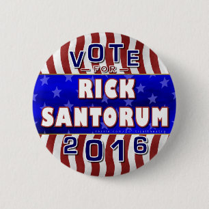 リックSantorumの大統領2016年の選挙の共和党員 缶バッジ
