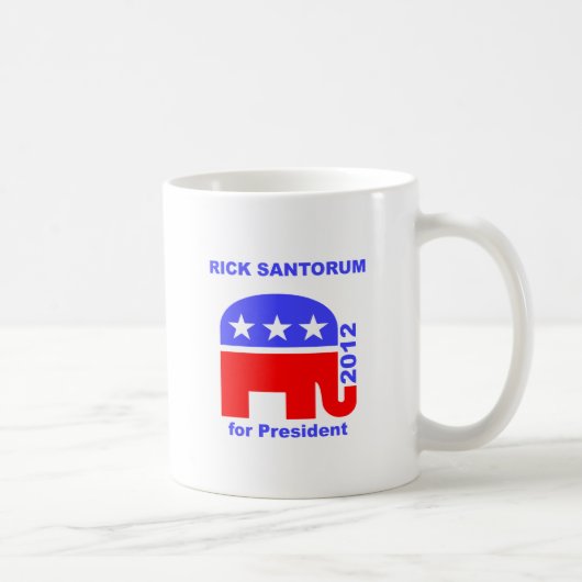 リックSantorum コーヒーマグカップ (右)