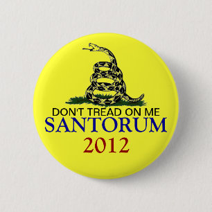 リックSANTORUM 2012年 缶バッジ