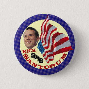 リックSantorum 2012年 缶バッジ