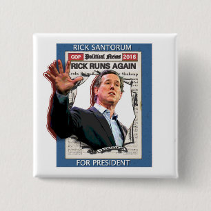リックSantorum 2016年 缶バッジ