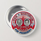 リックSantorum 2016年 缶バッジ (正面&裏面)