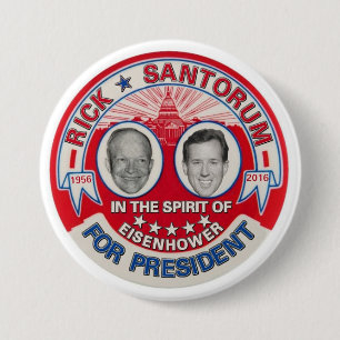 リックSantorum 2016年 缶バッジ