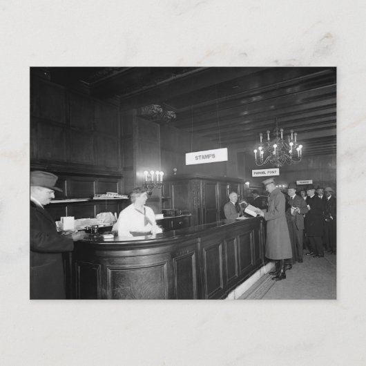 リッグス建物郵便局 ポストカード (正面)