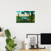 リッジからカリフォルニア州ドナー湖 ポスター (ホームオフィス)