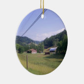 リッジの青いパークウェイの景色のルート セラミックオーナメント (右)
