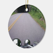 リッジの青いパークウェイの景色のルート セラミックオーナメント (左)