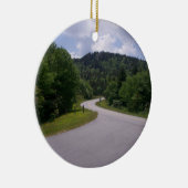 リッジの青いパークウェイの景色のルート セラミックオーナメント (右)