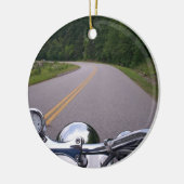 リッジの青いパークウェイの景色のルート セラミックオーナメント (左)