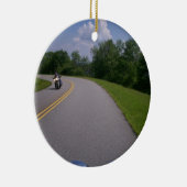 リッジの青いパークウェイの景色のルート セラミックオーナメント (右)