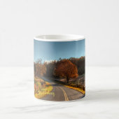 リッジの青いパークウェイ コーヒーマグカップ (中央)