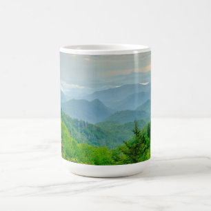 リッジの青いマグ コーヒーマグカップ