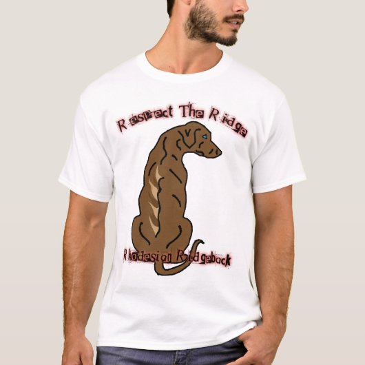 リッジを尊重して下さい Tシャツ (正面)