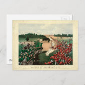 リッジウェイの戦い(c1869) ポストカード (正面/裏面)