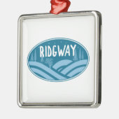 リッジウェイコロラドアウトドア メタルオーナメント (左)