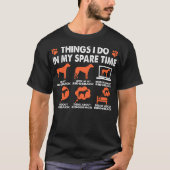 リッジバックドッグ愛玩動物ギフトおもしろい|過去記事 Tシャツ (正面)