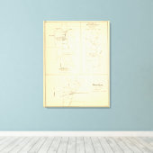 リッジフィールド、ニュートン、ダリエン キャンバスプリント (インサイチュ (ウッドフロア))