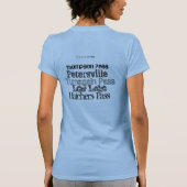 リッジラインに乗って下さい Tシャツ (裏面)