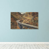 リッジルートカットオフ、ベーカーズフィールドに行く キャンバスプリント (インサイチュ (ウッドフロア))