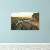 リッジルート、カスタイクリークを見下ろす キャンバスプリント (インサイチュ (ウッドフロア))