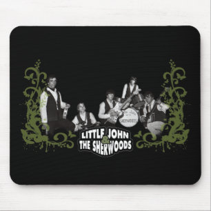 リッタジャンおよびsherwoodsの黒いmousepad マウスパッド
