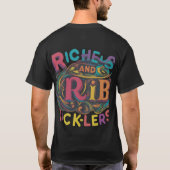 リッチとリブ・チッカーだ」 Tシャツ (裏面)