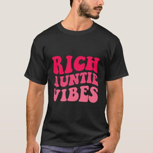 リッチアウンティ叔母アウンティ最高のマザーズデー Tシャツ (正面)