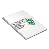 リッチア熱狂するシアンマージャンシーン引用文クラシック ノートブック (右側)