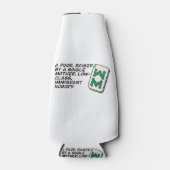 リッチア熱狂するシアンマージャンシーン引用文クラシック ボトルクーラー (正面)