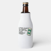 リッチア熱狂するシアンマージャンシーン引用文クラシック ボトルクーラー (ボトル正面)