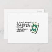 リッチア熱狂するシアンマージャンシーン引用文クラシック ポストカード (正面/裏面)