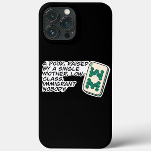 リッチア熱狂するシアンマージャンシーン引用文クラシック iPhone 13 PRO MAXケース