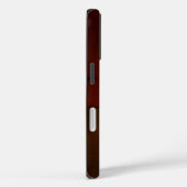 リッチウッド背景のゴールデンロゴ Case-Mate iPhoneケース (裏面 / 右)