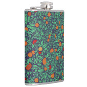 リッチオーチャード：ヴィンテージツリーパターン。 フラスク (右)